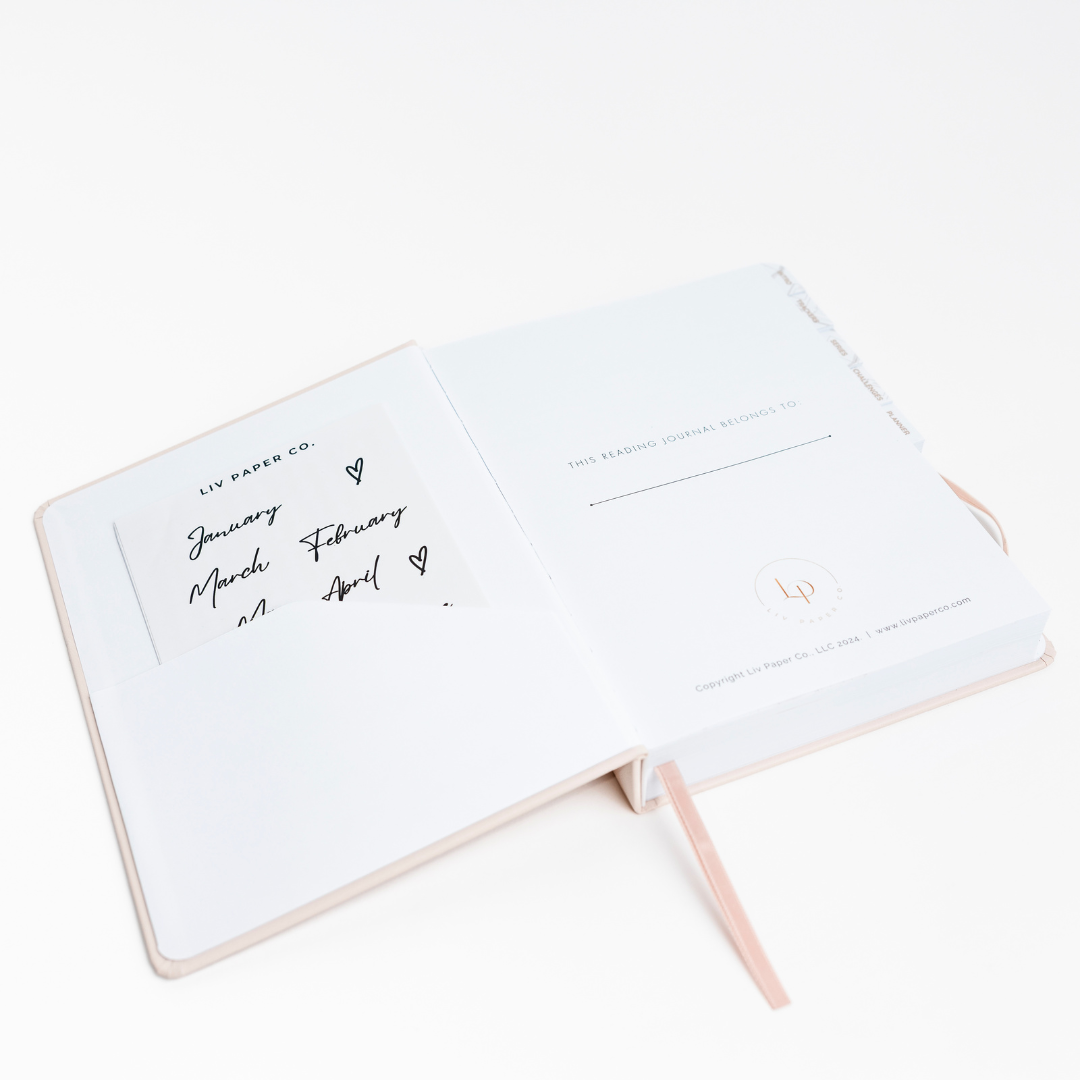 PREORDER ONLY - Undated Reading Journal