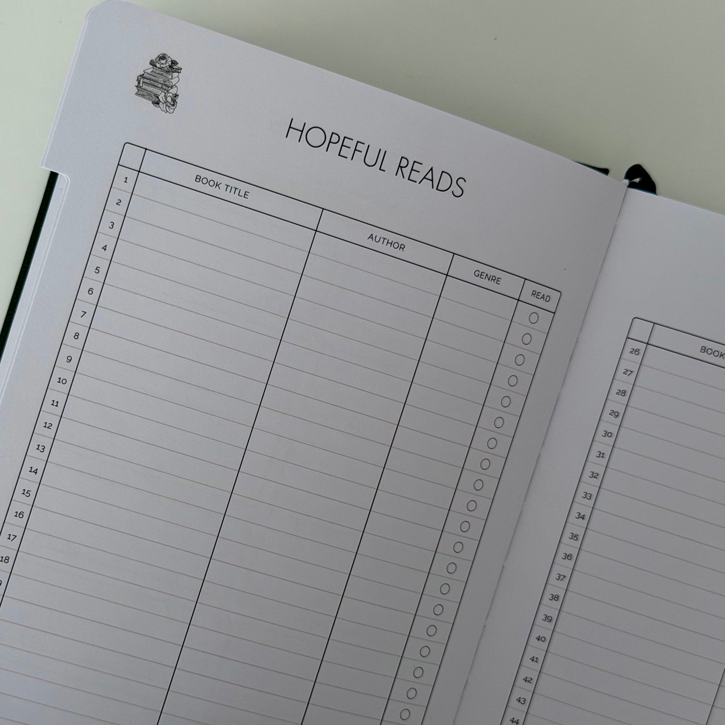 Undated Reading Journal • Reflection Edition
