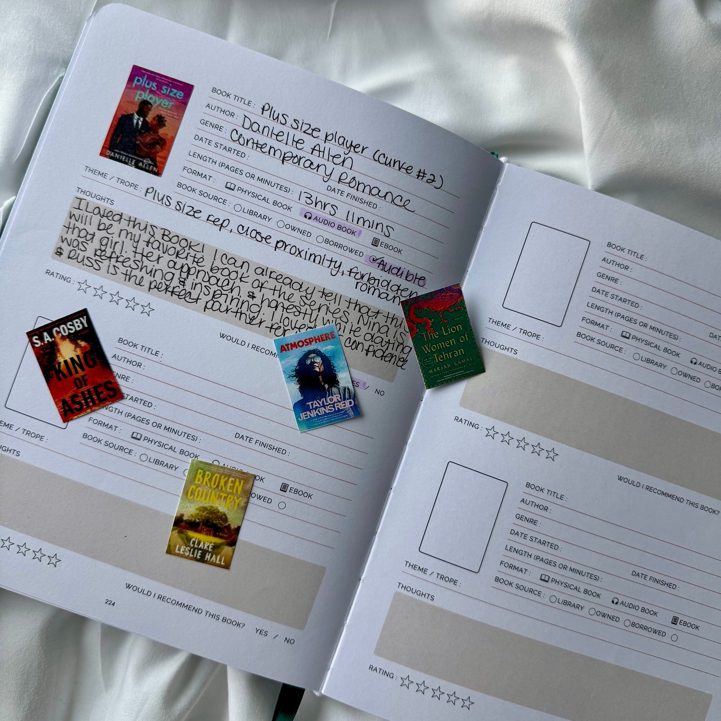 Undated Reading Journal • Reflection Edition