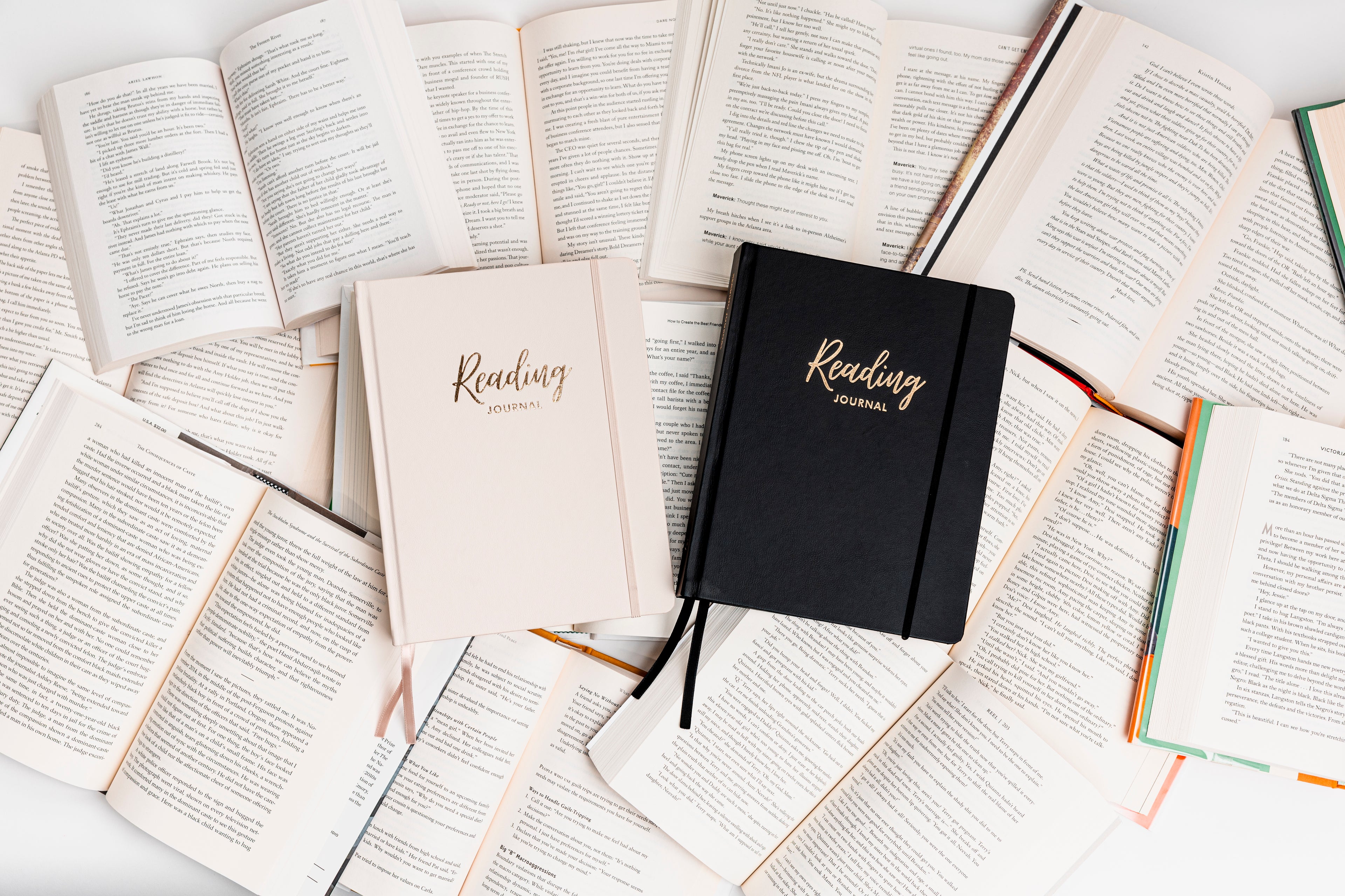 Load video: Flip Through Undated Reading Journal